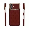 Evelatus Apple iPhone 17 Carbon Premium Edition MagSafe maciņš Burgundy
