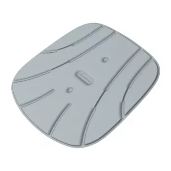 LiberNovo Dzesējošais sēdekļa spilvens ar 5 ventilatoru ventilāciju, 3 ātrumiem, 12V līdzstrāva, ogles melns