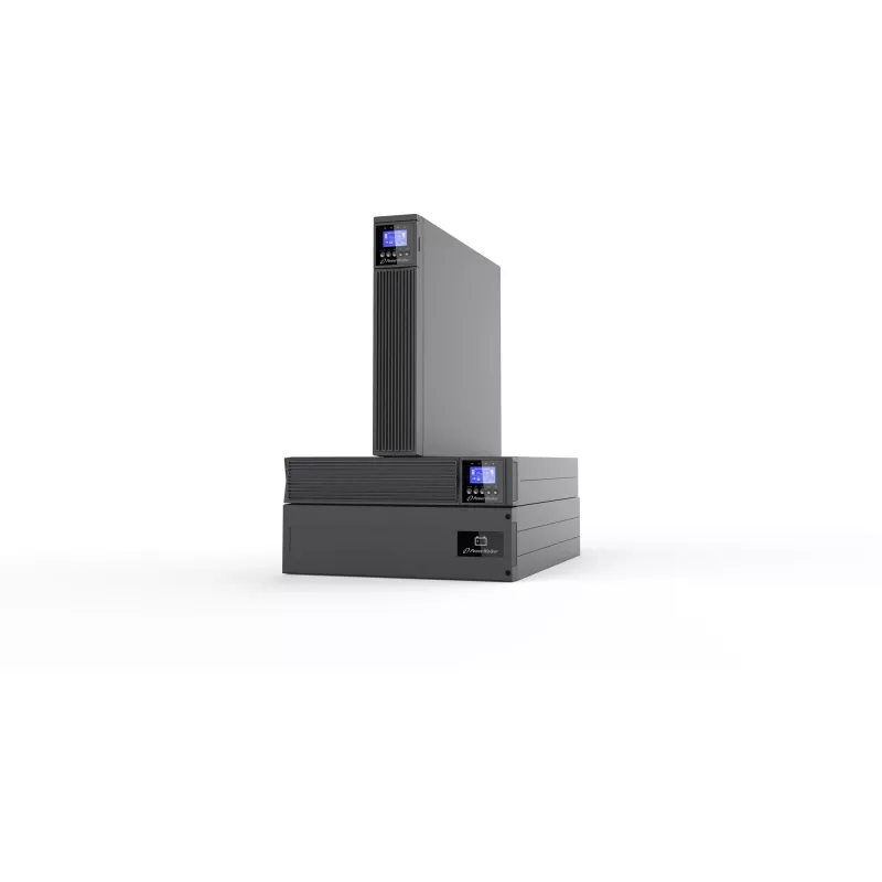 PowerWalker VFI 6000 ICT IoT 6000 VA 5400 W Online Double-Conversion UPS ar IoT moduli, Tower/Rackmount 3U