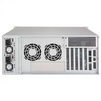 Supermicro SuperChassis 4U CSE-846BE1C-R609JBOD 24-Bay Hot-Swap SAS3/SATA3 JBOD Storage Enclosure with Redundant 600W Platinum Power Supplies