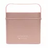 Rio CSBL-EU/1,1 Liela kosmētikas kaste Lush Box – Alumīnija skaistumkopšanas kaste ar kantilevera paplātēm un aizslēdzamām sprādzēm, melna