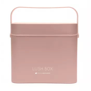 Rio CSBL-EU/1,1 Liela kosmētikas kaste Lush Box – Alumīnija skaistumkopšanas kaste ar kantilevera paplātēm un aizslēdzamām sprādzēm, melna