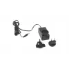 Outwell 651062 Elektriskais gaisa sūknis - 12V DC / 230V AC, piepūšana un atgaisošana, 3 universālas sprauslas, melns