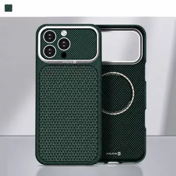 Evelatus Apple iPhone 17 Pro Carbon Premium Edition MagSafe maciņš zaļš
