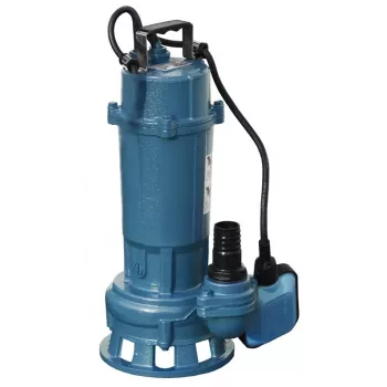 Fury 1500W iegremdējamais notekūdeņu sūknis ar virpuļriteni, 25000 L/h, 12 m spiediens, automātiskais pludiņslēdzis