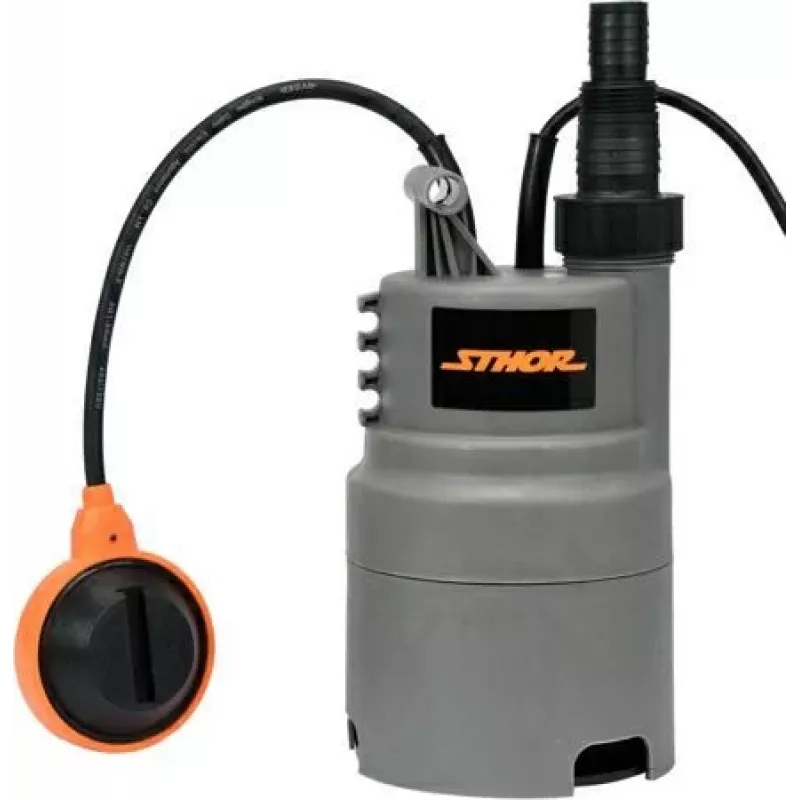 STHOR Netīrā ūdens sūknis 400W 79781 - iegremdējamais, 7500 L/h, 5m spiediena augstums, pludiņslēdzis, 10m kabelis