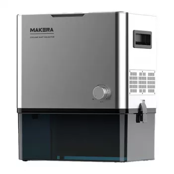 MAKERA Cyclone putekļu savācējs – augstas efektivitātes putekļu atdalītājs darbnīcas putekļsūcējiem, 50mm pieslēgvietas, balts