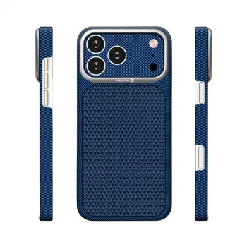 Evelatus Apple iPhone 17 Pro Carbon Premium Edition MagSafe maciņš Midnight Blue