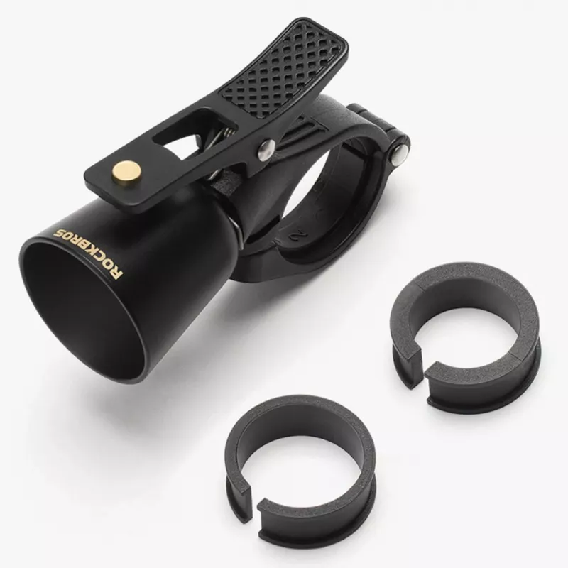 ROCKBROS 34210005001 Stealth rotējošs velosipēda zvans - melns