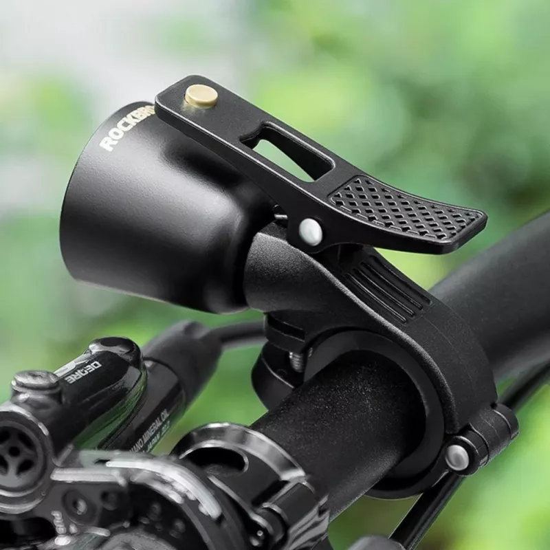 ROCKBROS 34210005001 Stealth rotējošs velosipēda zvans - melns