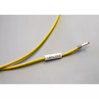 Brady BTS81226 Tubesleeve PVC kabeļu marķēšanas uzmava, 26 mm plakana platuma, 8–12 mm kabeļa diametram, 250 gab.