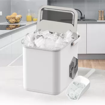Maestro MR-821 Ledus pagatavotājs 10-12 kg/24h, 2.2L tvertne, lodes ledus, elektroniskā vadība, caurspīdīgs vāks