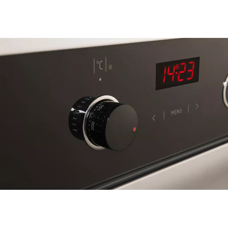 Amica EB6521 FUSION Elektriskā iebūvējamā cepeškrāsns 65L A energoklase Melna/Nerūsējošais tērauds