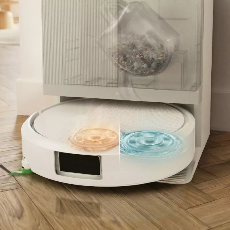 iRobot Roomba Plus 415 Combo robotu putekļsūcējs balts + AutoWash dokstacija