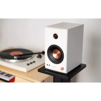Edifier MR4.5 2.0 aktīvie studiju monitoru skaļruņi, 42W RMS, 4,5 inch zemfrekvences skaļrunis, balts