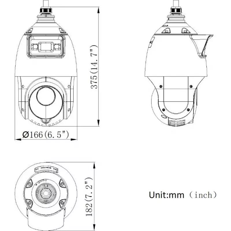 Hikvision DS-2SE4C425MWG-E/14(F0) 4 MP 25x tīkla PTZ kamera ar AcuSense
