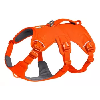 Ruffwear Web Master daudzfunkcionālā atbalsta suņu iejūga, Blaze Orange, M izmērs