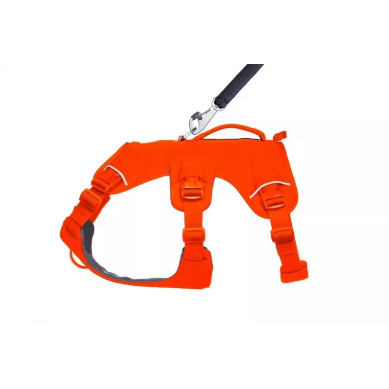 Ruffwear Web Master daudzfunkcionālā atbalsta suņu iejūga, Blaze Orange, M izmērs
