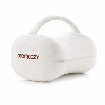 Momcozy EP001 Ergonomisks atmiņas putu ceļgalu spilvens sānu gulētājiem, krēmbalts