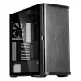 Zalman Z10 ATX Mid Tower korpuss, melns, rūdīts stikls, 4x ARGB ventilatori