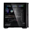 Zalman Z10 ATX Mid Tower korpuss, melns, rūdīts stikls, 4x ARGB ventilatori