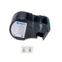 BRADY M4-17-595 PermaSleeve termokrūšu vadu marķējuma uzmava, 38,1 mm platums, 10-4 AWG, melns uz balta, 2,44 m ruļļos