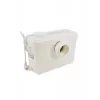 AWTOOLS AW85501 50L Pedāļu atkritumu tvertne, nerūsējošais tērauds, sudraba krāsa