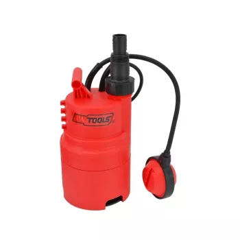 AWTOOLS AW85000 Iegremdējamais netīrā ūdens sūknis 750W 12500L/h 8m pacēlājs ar pludiņslēdzi un vairāku adapteru komplektu