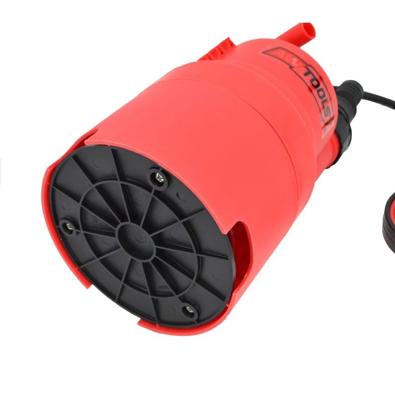 AWTOOLS AW85000 Iegremdējamais netīrā ūdens sūknis 750W 12500L/h 8m pacēlājs ar pludiņslēdzi un vairāku adapteru komplektu