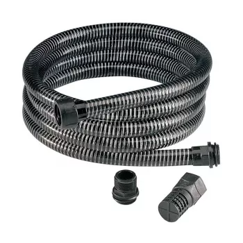 IMULETKU 7m smagās slodzes pastiprināta PVC sūkšanas šļūtene ar pēdas vārstu un skavām, 1 colla