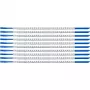 Brady SCN-07-0 Clipsleeve vadu marķētājs, simbols '0', dzeltens, kabeļa diametrs 1,9-2,4 mm, 300 iepakojums