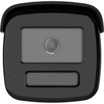 Hikvision DS-2CD2T123G2-LIS2UY/SL(2.8mm) MELNS 2MP ColorVu AcuSense fiksēta lodes tīkla kamera ar divvirzienu audio un stroboskopa gaismu