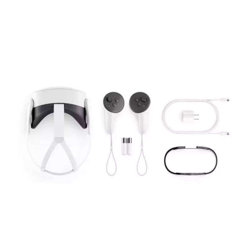 Meta Quest 3S virtuālās realitātes sistēma 128GB balta (ASV)