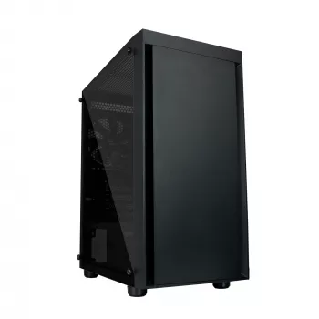 Zalman T3 PLUS mATX Mini Tornis datora korpuss, melns, akrila logs, 2 ventilatori
