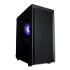 Zalman T3 PLUS mATX Mini Tornis datora korpuss, melns, akrila logs, 2 ventilatori