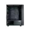 Zalman T3 PLUS mATX Mini Tornis datora korpuss, melns, akrila logs, 2 ventilatori