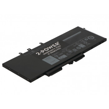 2-Power galvenais akumulatora bloks Dell Latitude 5580 Precision 3520 - Akumulators - 62 mAh (2P-FPT1C)