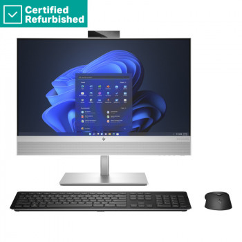 ATJAUNOTS SUDRABA HP Elite 840 G9 AIO All-in-One 24 - i5-12500, 16GB, 1TB SSD, 23,8 FHD bez skārienjutības AG, regulējams augstums, Win 11 Pro, 1 gads