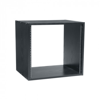 Vaddio Middle Atlantic BRK12 - skapis - melns - 12U - 48,3 cm (19 inch)