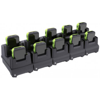 Zebra 10Slot Charge Only Cradle - Plaukstas stiprinājuma uzlādes šūpulis