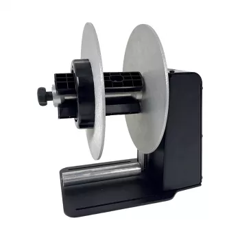 Labelmate MC-PRO - ārējais etiķešu uztīšanas mehānisms, maks. materiāla platums 110 mm