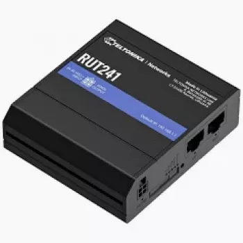 Teltonika RUT241 industriālais šūnu maršrutētājs 4G LTE Wi-Fi - Versija 3 Global ar WLAN - 0,1 Gbps