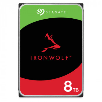 Komplekts SEAGATE NAS HDD 4x8TB IronWolf 7200rpm 6Gb/s SATA 256MB kešatmiņa 8.9cm 3.5 collu 24x7 CMR NAS un RAID Rackmount sistēmām BLK