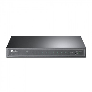TP-LINK JetStream TL-SG2210P V3 - Slēdzis - Viedais - 8 x 10/100/1000 + 2 x SFP - Galda - PoE (58 W)