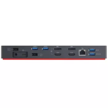 Thunderbolt 3 Dock Gen 2 atjaunots (melns, HDMI, DisplayPort, USB, Thunderbolt 3)