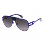 JUSTCAVALLI Unisex saulesbrilles SJC095-6201HR Kvadrātveida Melnas Pelēks Gradient 62mm