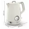 Tefal Soleil KO355AE0 elektriskā tējkanna 1,7 L 2400 W balta