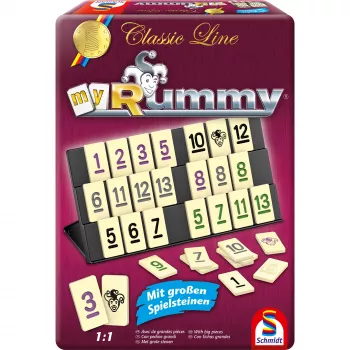 Schmidt Spiele Classic Line MyRummy metāla kārbā