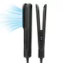 StayBeauty by Extralink M-17936F mitrā uz sauso karstā gaisa matu taisnotājs ar žāvēšanas funkciju, 1200W, melns/rozā