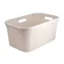 CURVER Veļas grozs Style 45L 59,2x38x27cm Krēmkrāsas